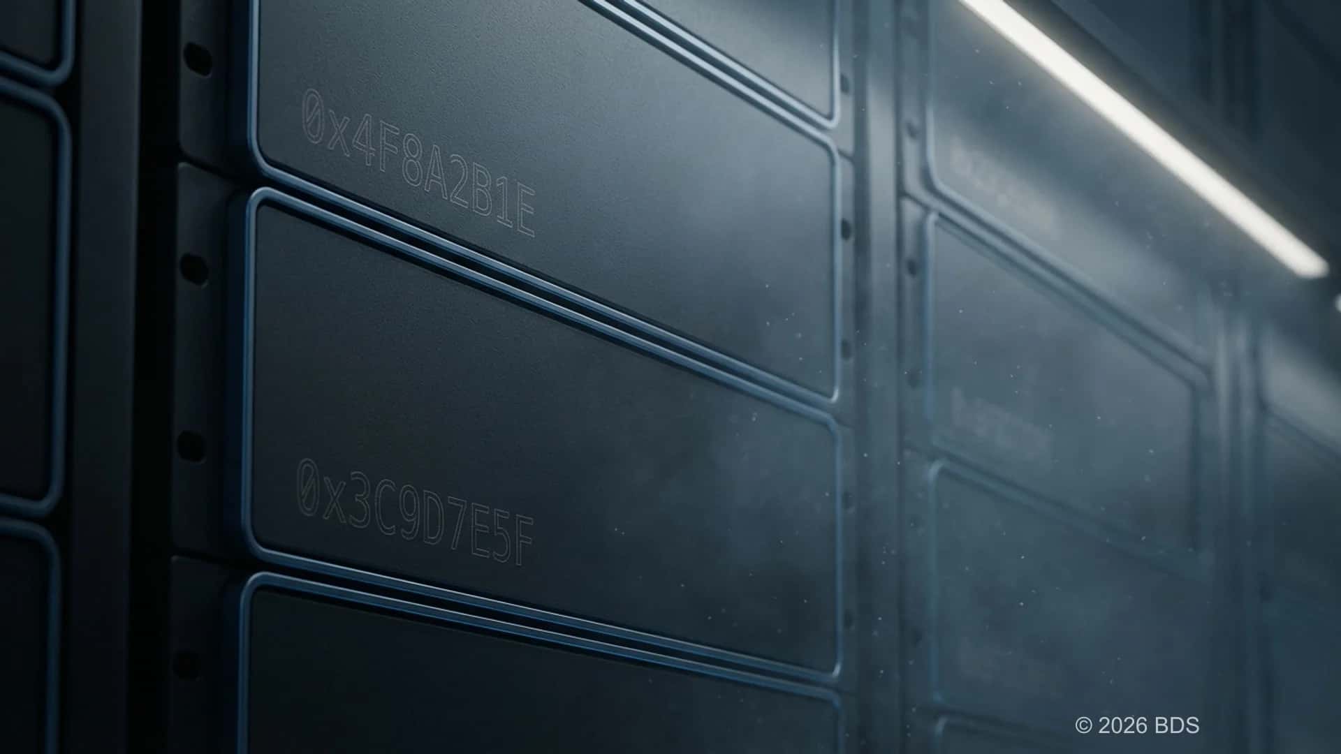 Des pros du monde des affaires qui regardent des propositions de développement de blockchain et des spécifications techniques sur des écrans numériques.