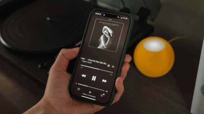 AI-driven music streaming platform showing cross-platform integration dashboard with recommendation algorithms and social sharing features