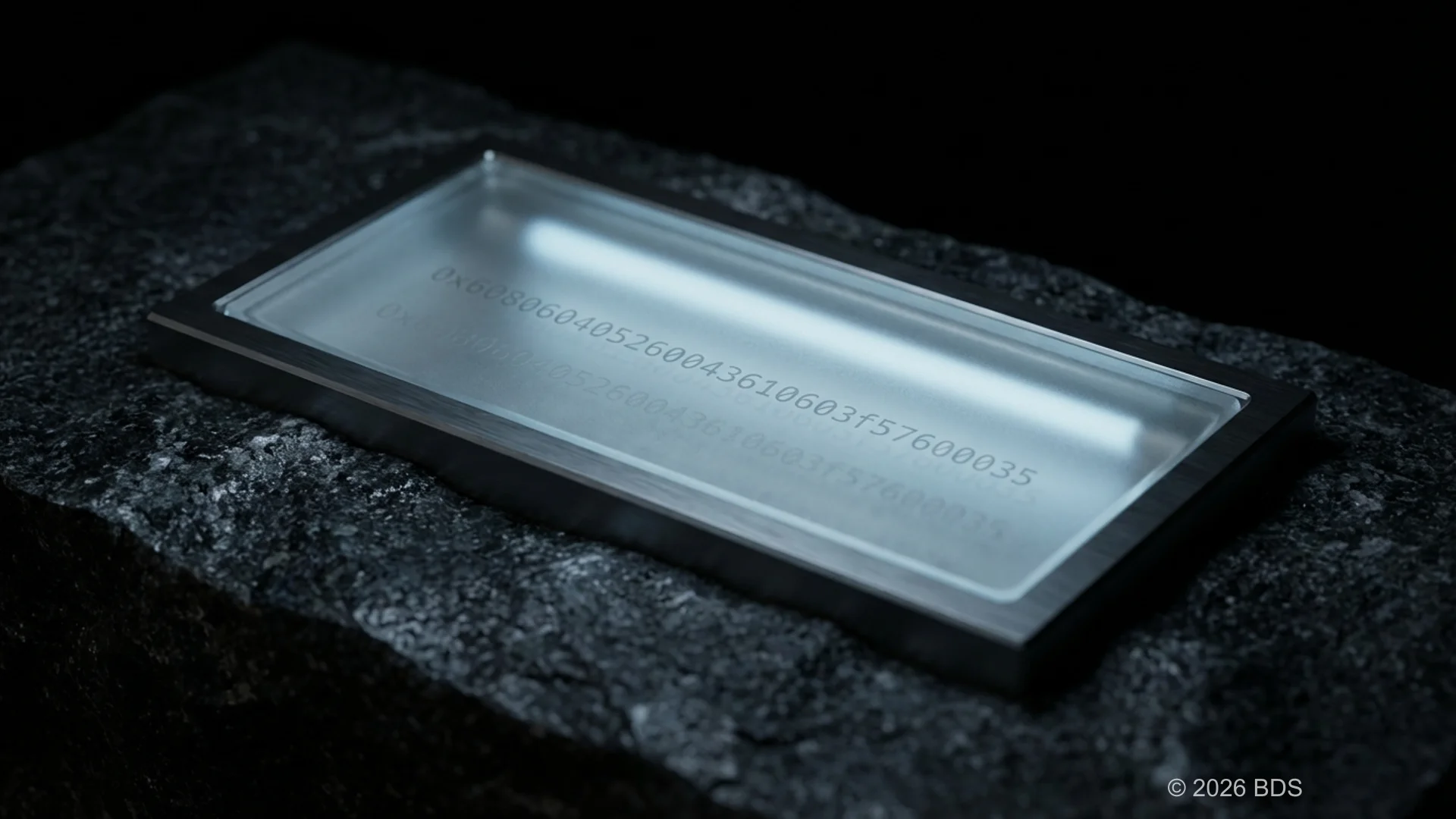 Blockchain-Entwickler, der an Web3-Code arbeitet, mit mehreren Monitoren, auf denen Smart Contracts und Kryptowährungssymbole angezeigt werden.