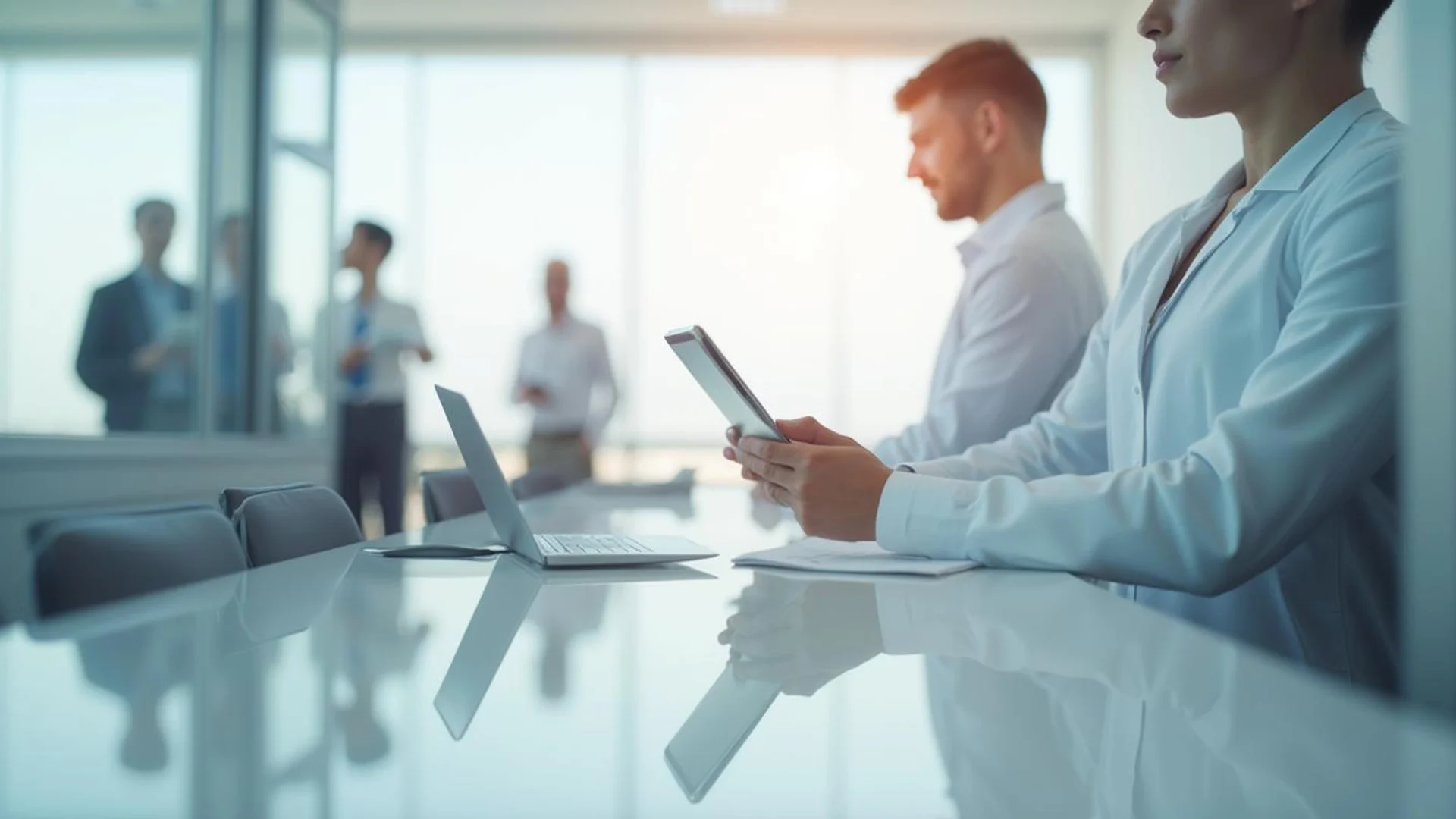 Financial market transformation showing tokenized assets on blockchain infrastructure with institutional integration