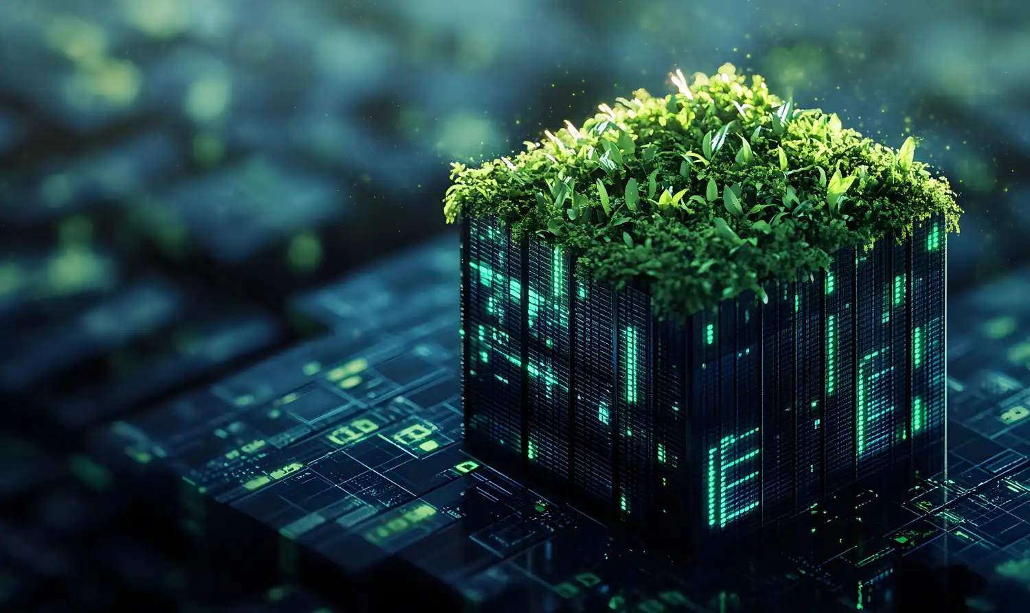 Tableau de bord de la solution ESG Blockchain montrant le suivi des émissions de carbone, la transparence de la chaîne d'approvisionnement et la visualisation des indicateurs de durabilité.