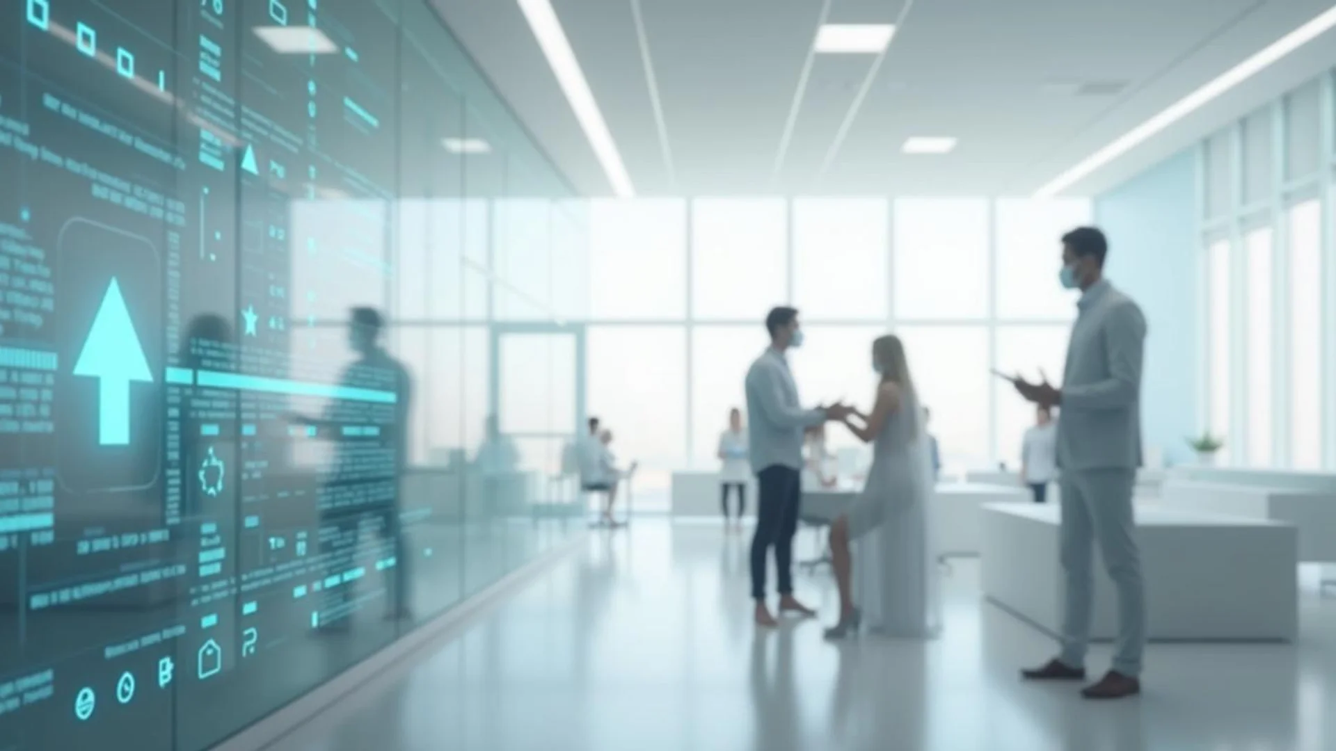 Visual representation of smart contract execution process showing automated verification and blockchain integration