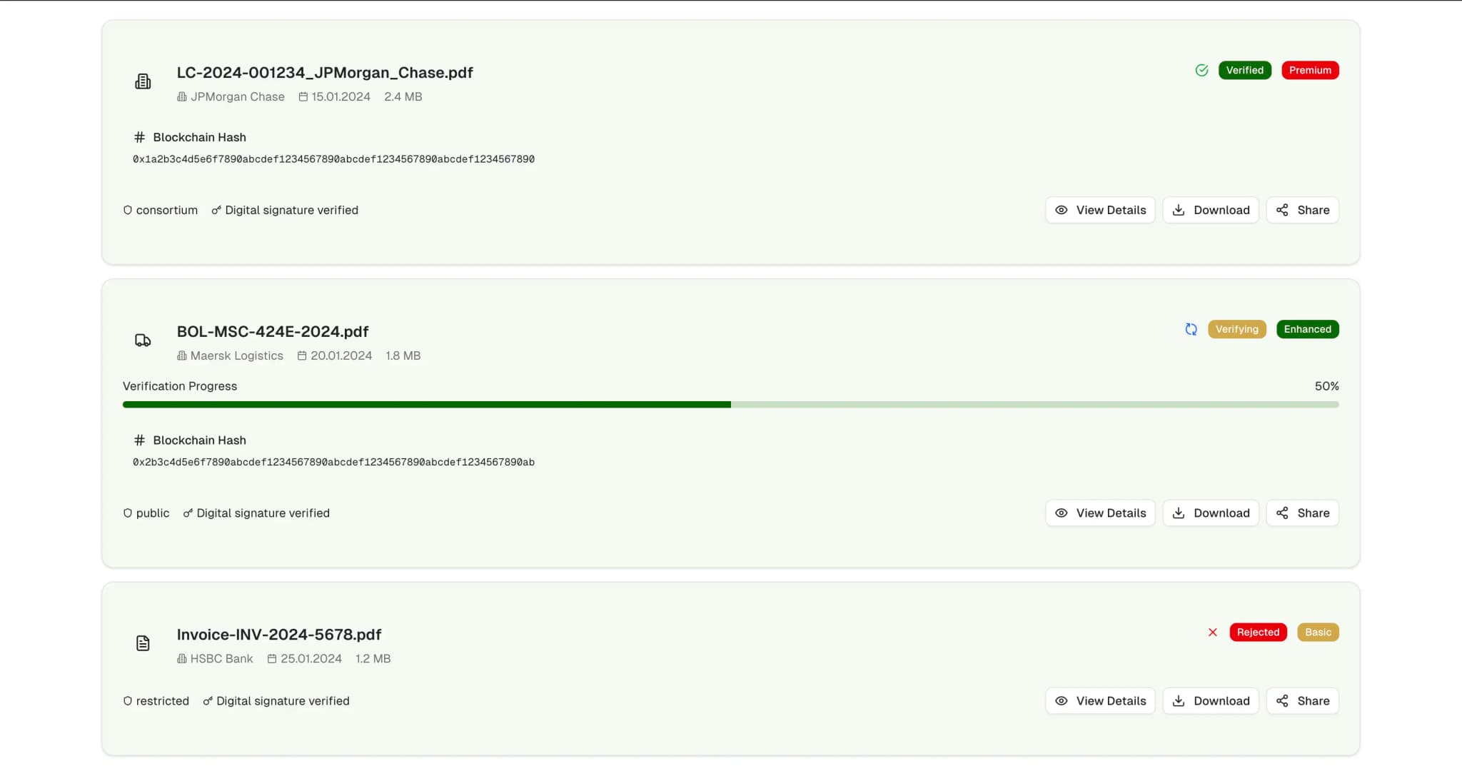 Decentralized Identity Trade Finance System - Image 4
