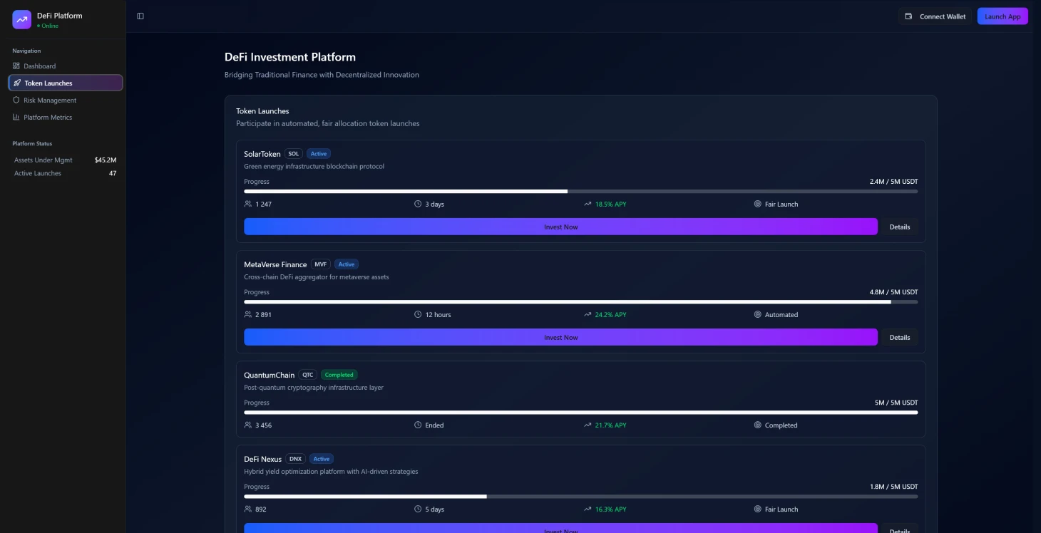 DeFi Investment Platform: Bridging Traditional Finance with Decentralized Innovation - Image 2