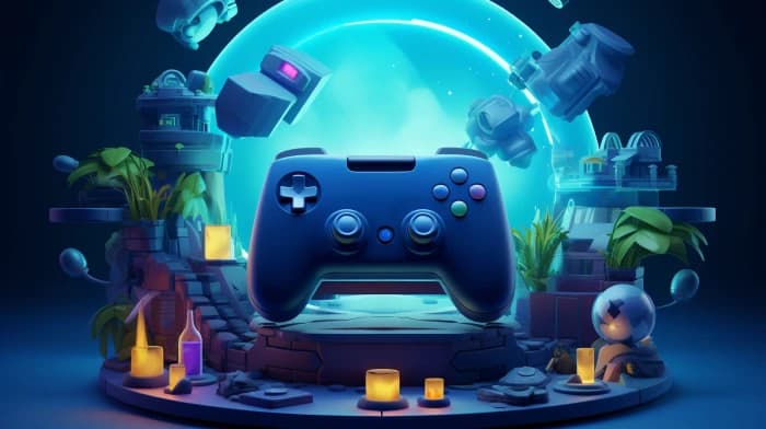 Gaming DeFi platform architecture showing blockchain integration with gaming systems