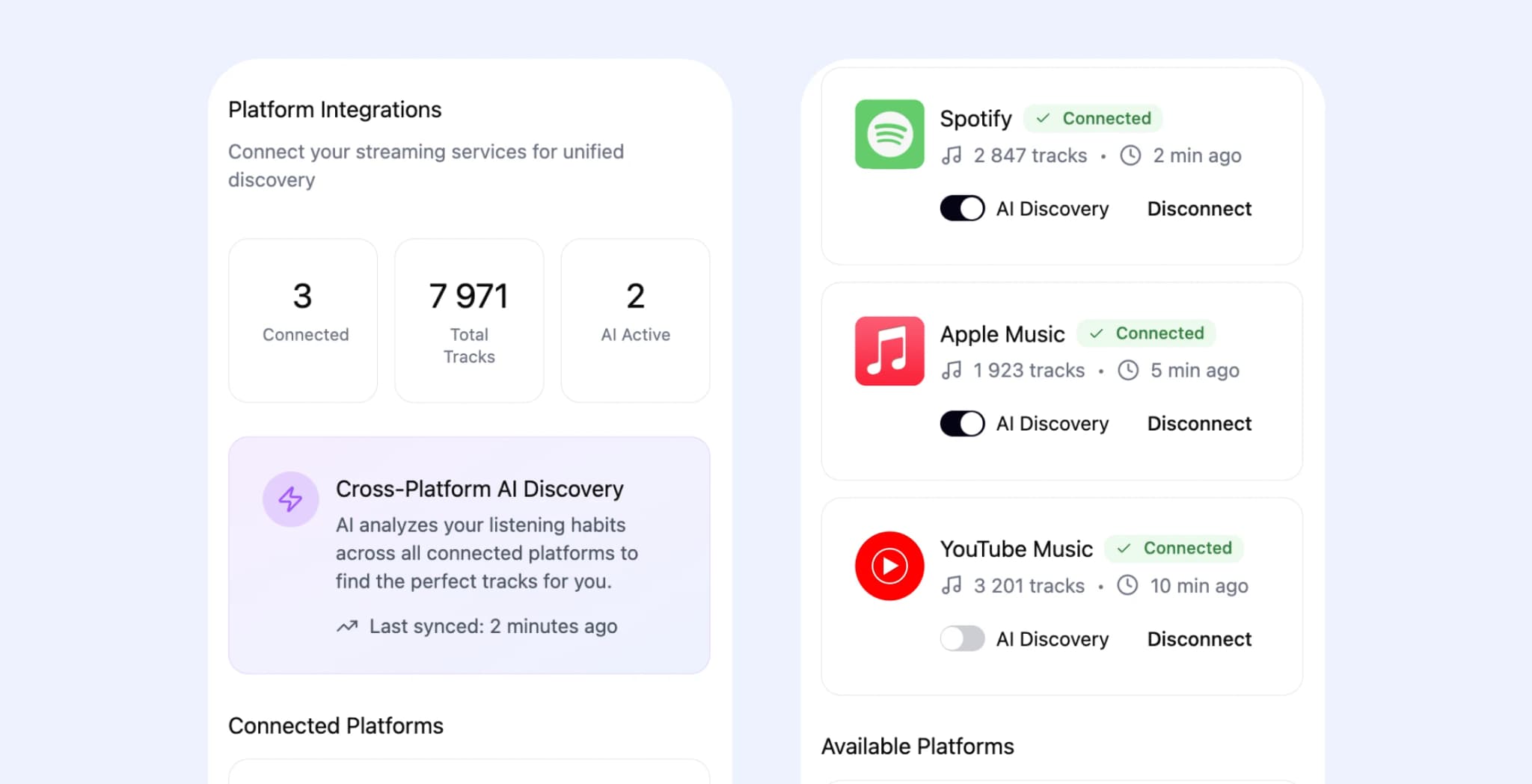 Intégration de la plateforme de streaming musical - Image 2