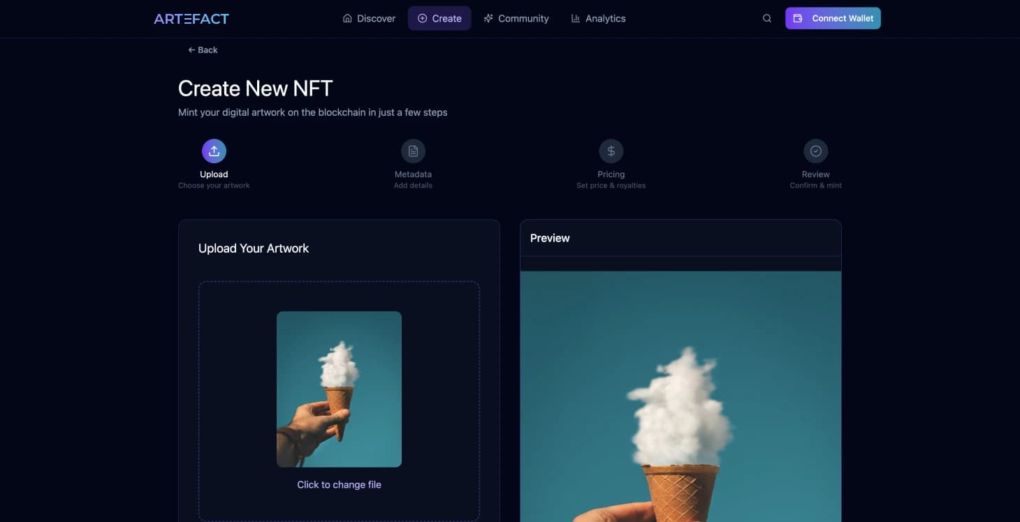 NFT Marketplace Platform: Revolutionizing Digital Art Commerce - Image 2