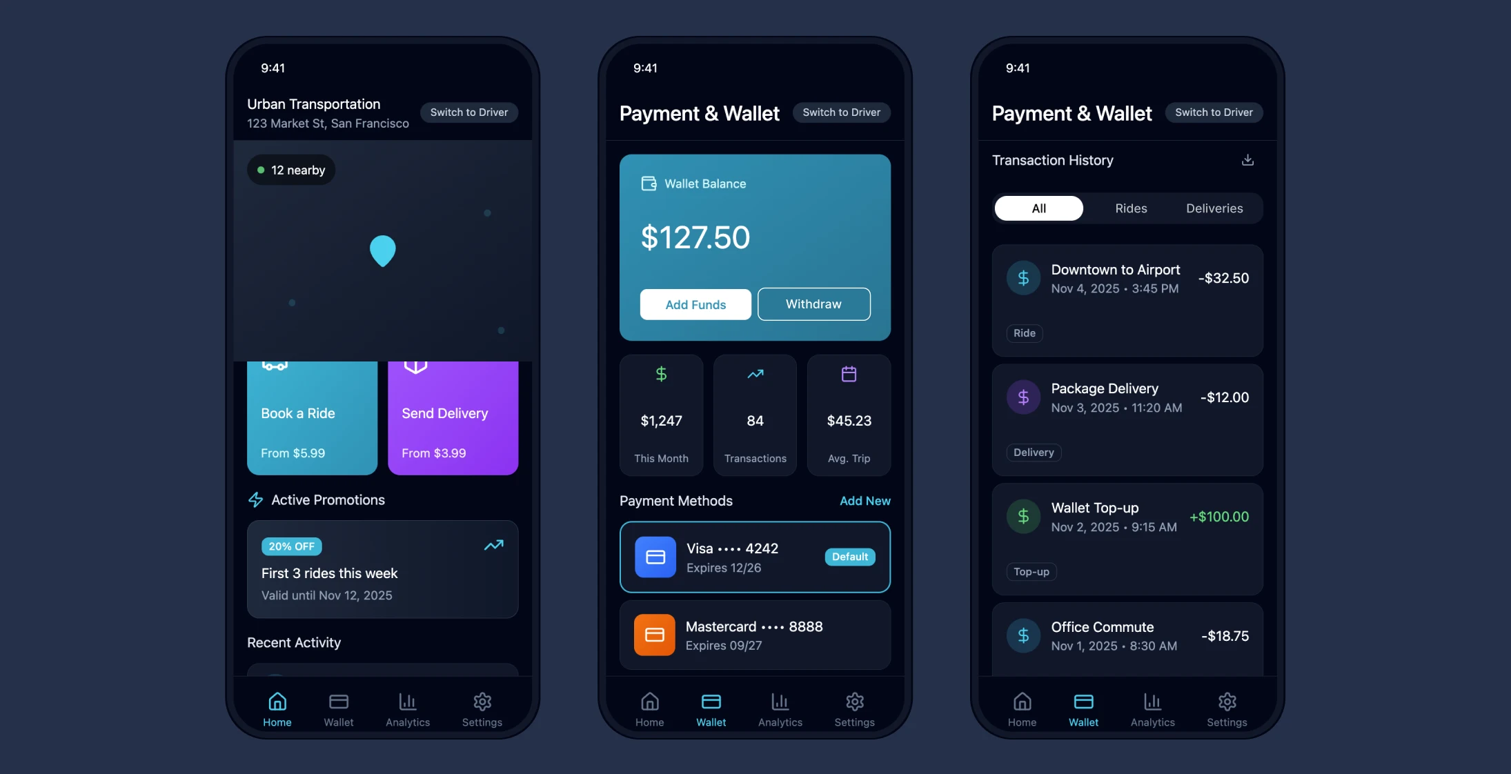 Una plataforma móvil unificada para servicios de transporte y entrega - Image 1